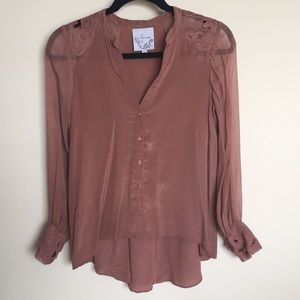 Anthropologie Silk Blouse